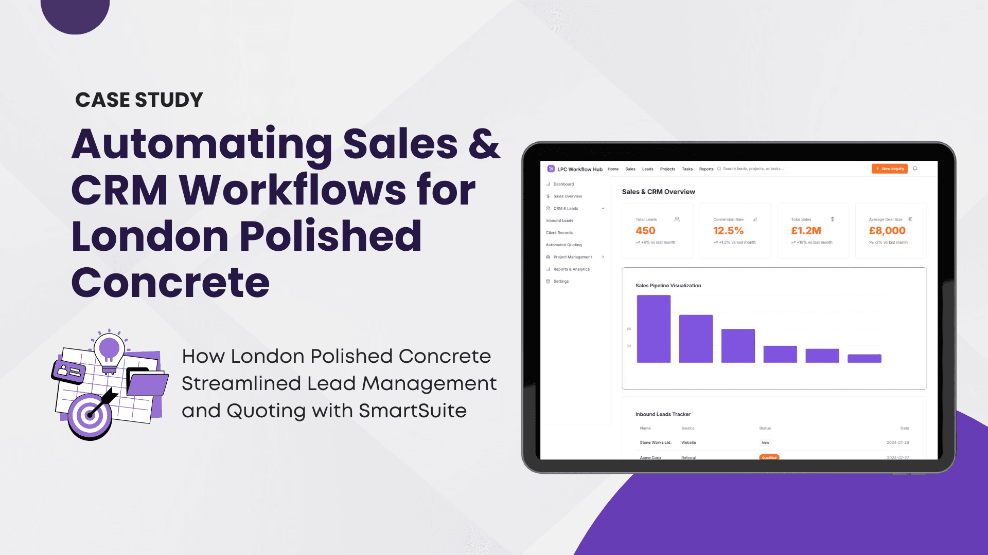 Automating Sales & CRM Workflows for London Polished Concrete
